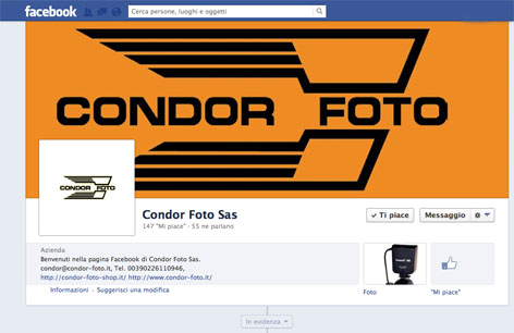 Condor Foto apre pagina su FB